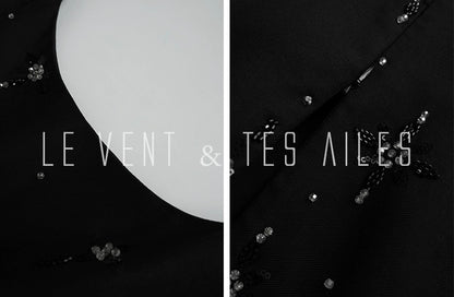 LE VENT & TES AILES | Noir Désir Evening Dress