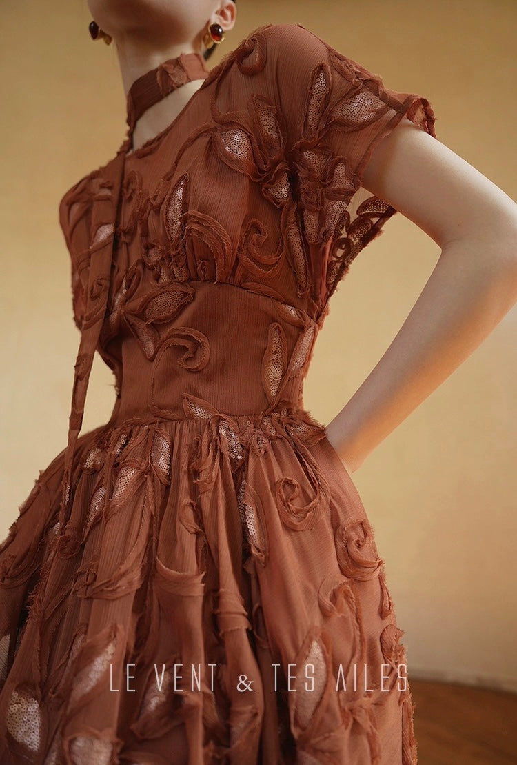 LE VENT & TES AILES | Miel Lumière Evening Dress