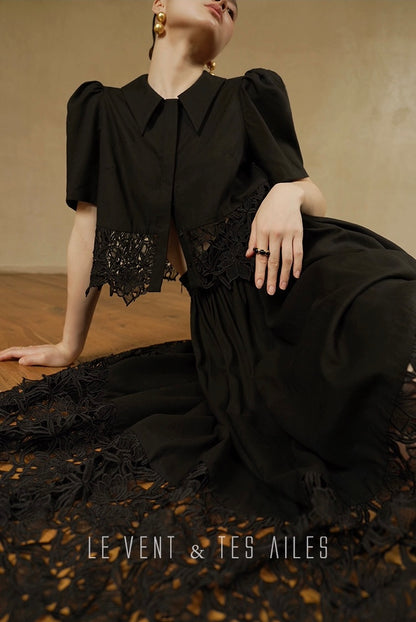 LE VENT & TES AILES | Swan Embrace Skirt Set