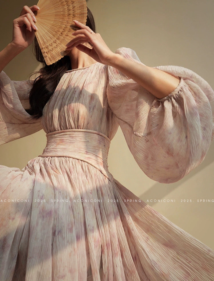 Aconiconi | Blush Reverie Short Dress