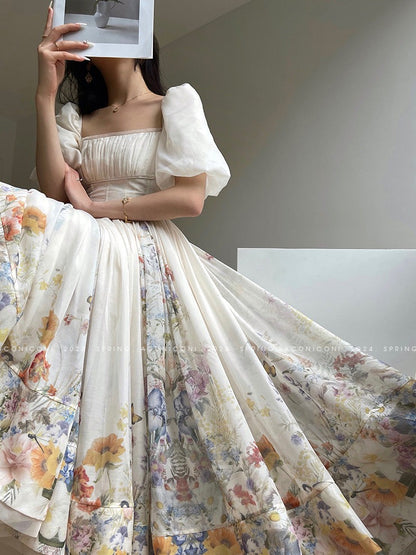 Aconiconi｜Florentia Long Princess Skirt Summer Dress