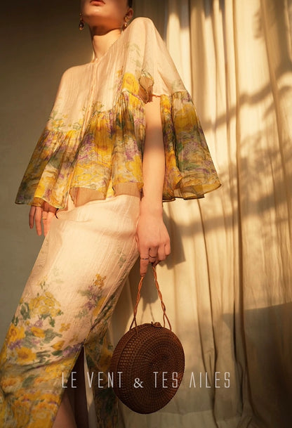 LE VENT & TES AILES | Amber Bloom Dress Set