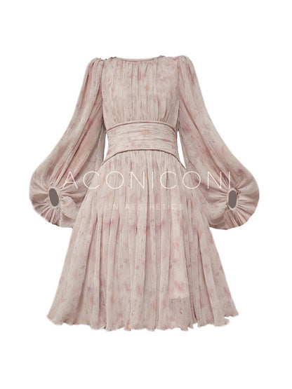 Aconiconi | Blush Reverie Short Dress