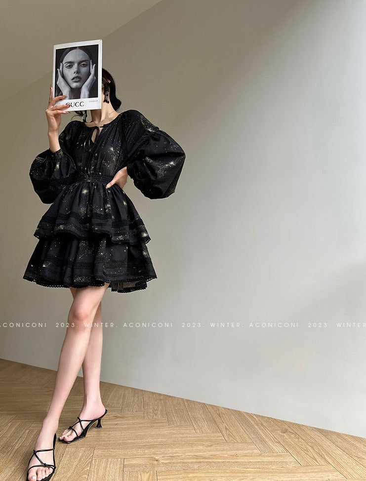 Aconiconi｜Moon Shadow Camellia Skirt Suit