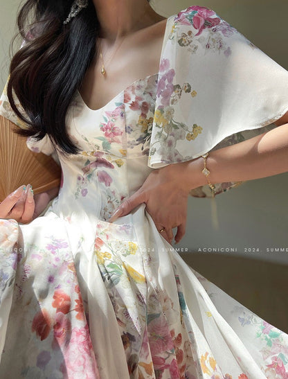 Aconiconi｜Love Flower French Fairy Dress