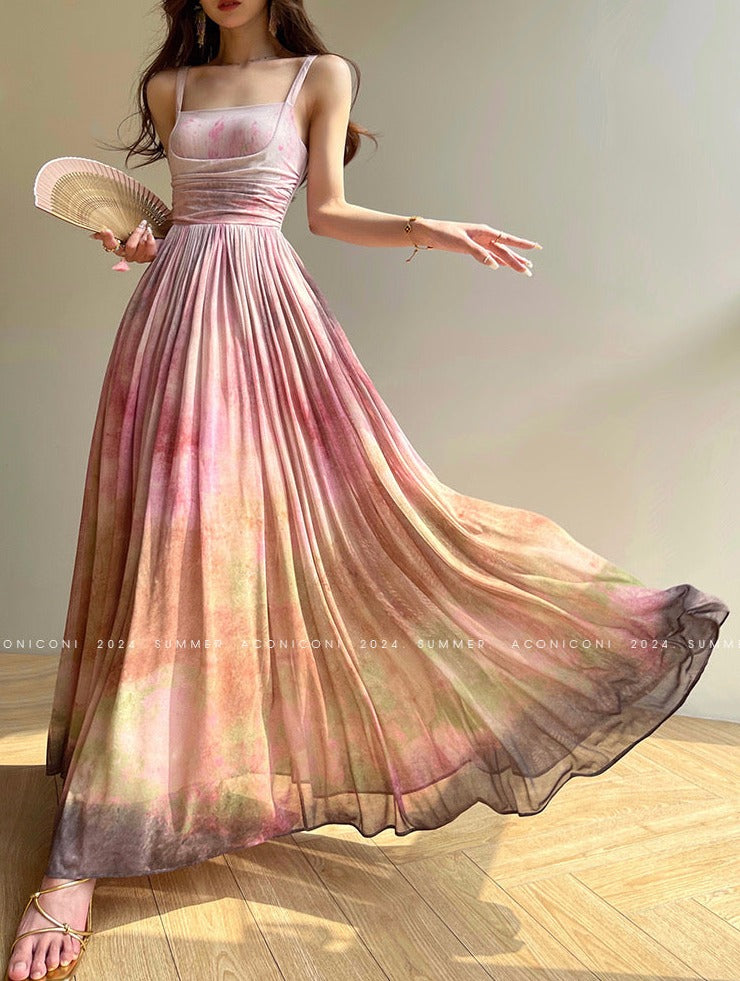 Aconiconi｜Tulle Treasure Long Summer Dress