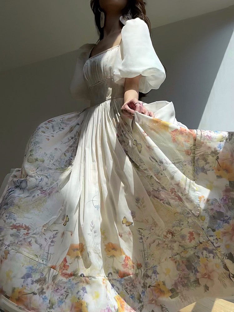 Aconiconi｜Florentia Long Princess Skirt Summer Dress