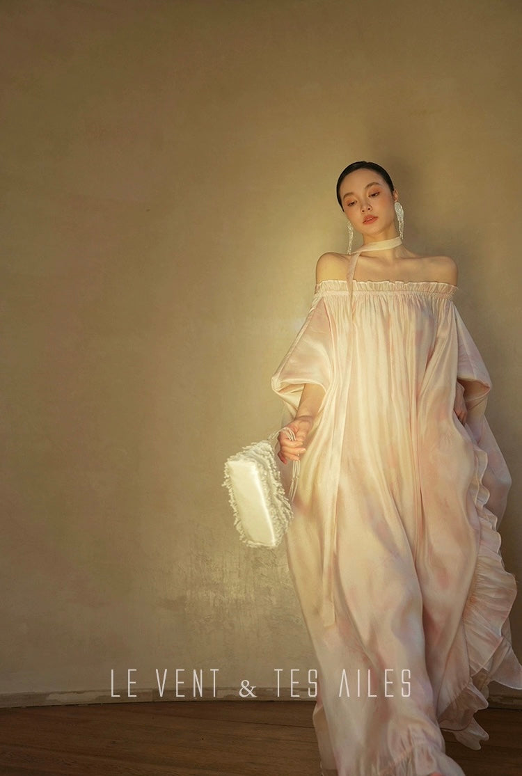 LE VENT & TES AILES | Rosalie Rouge Flowy Dress