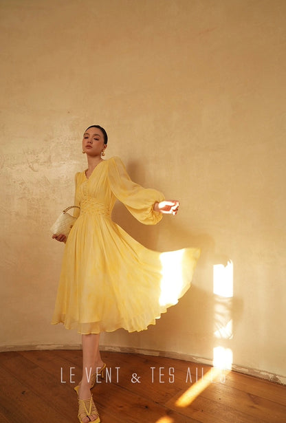 LE VENT & TES AILES | Marigold Muse Long Dress