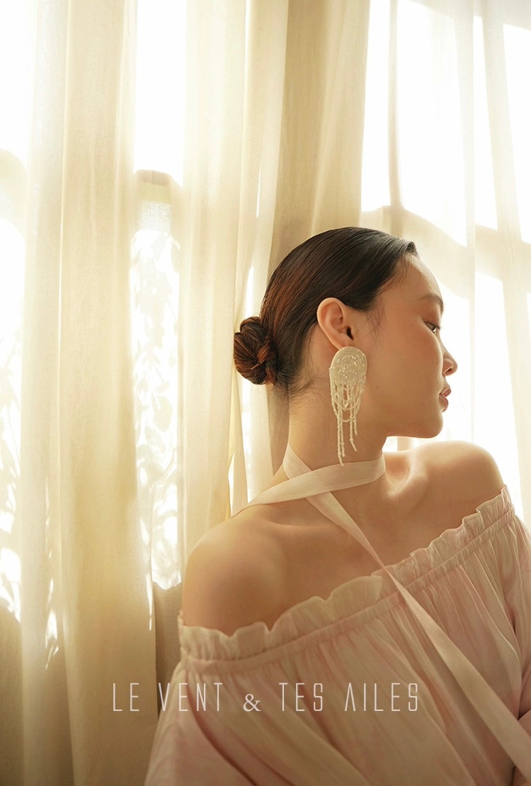 LE VENT & TES AILES | Rosalie Rouge Flowy Dress