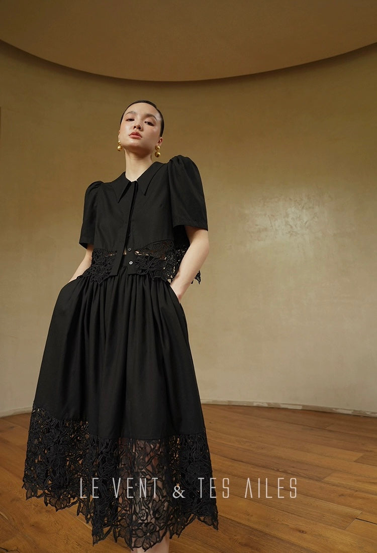 LE VENT & TES AILES | Swan Embrace Skirt Set