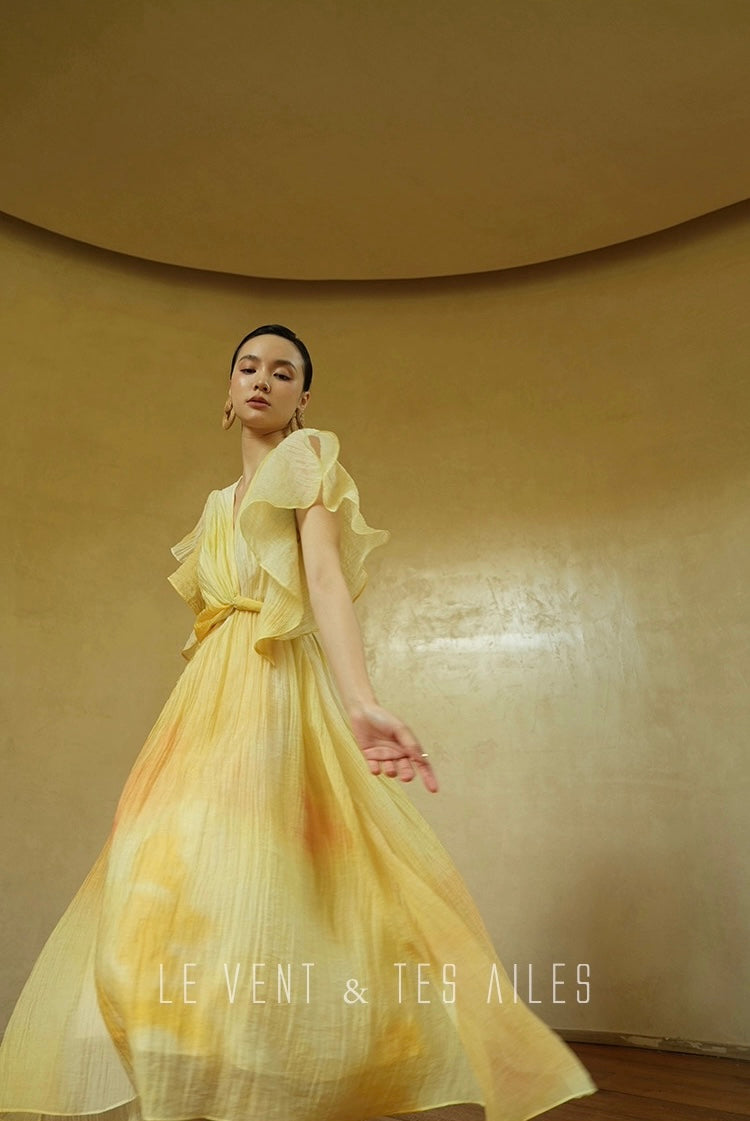 LE VENT & TES AILES | Amber Bloom Flowy Dress