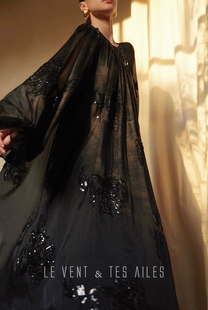 LE VENT & TES AILES | Isabella Noire Evening Dress