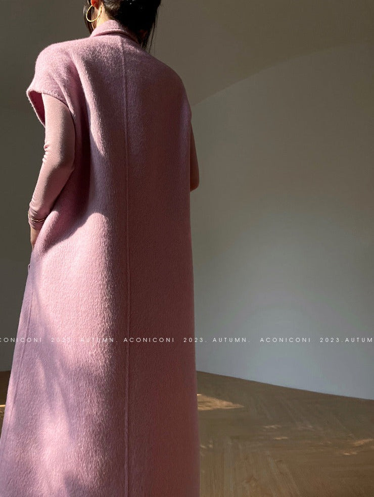 Aconiconi｜Fench long Wool Coat