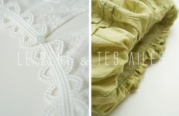 LE VENT & TES AILES | Écriture Fine Skirt Set