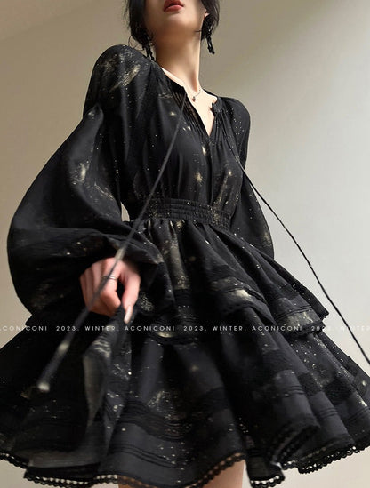 Aconiconi｜Moon Shadow Camellia Skirt Suit