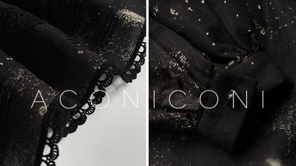 Aconiconi｜Moon Shadow Camellia Skirt Suit