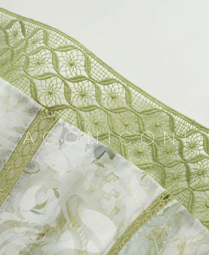 Aconiconi ｜ Sage Romance Summer Dress