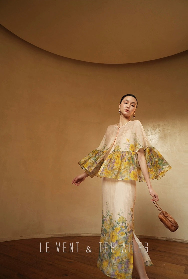 LE VENT & TES AILES | Amber Bloom Dress Set