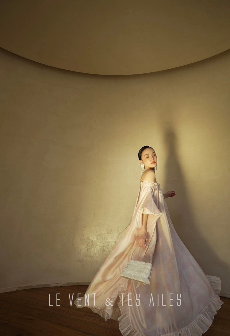 LE VENT & TES AILES | Rosalie Rouge Flowy Dress