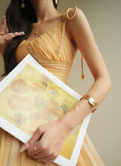 Aconiconi | Saffron Bloom Summer Dress