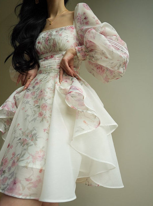 Aconiconi ｜Sweet Amelie Short Dress