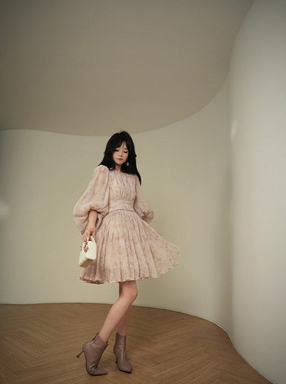 Aconiconi | Blush Reverie Short Dress