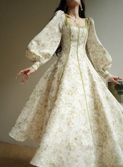 Aconiconi ｜ Sage Romance Summer Dress