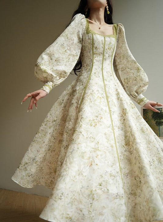 Aconiconi ｜ Sage Romance Summer Dress