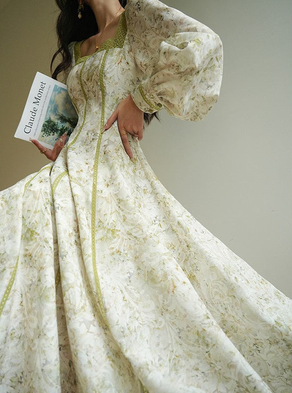 Aconiconi ｜ Sage Romance Summer Dress