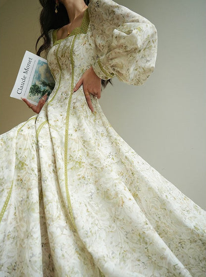 Aconiconi ｜ Sage Romance Summer Dress