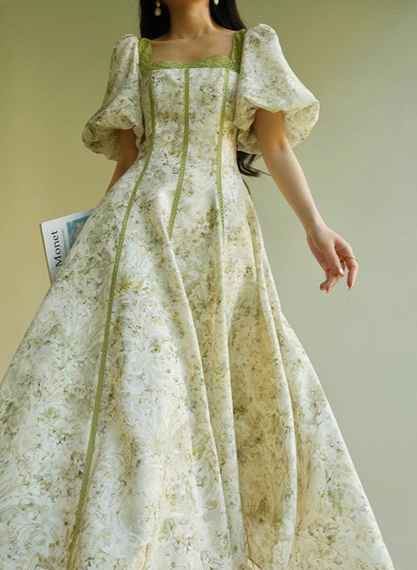 Aconiconi ｜ Sage Romance Summer Dress