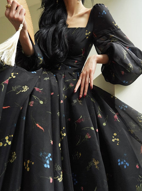 Aconiconi | Apricot Blossoms Flowy Dress