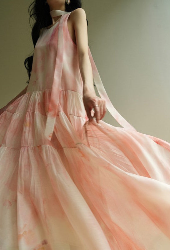 Aconiconi | Vienna Kiss Sleeveless Flowy Dress