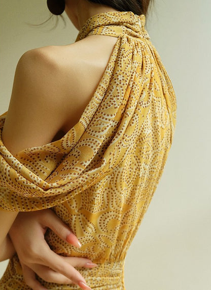 Aconiconi｜Diana’s Secret off-shoulder Dress