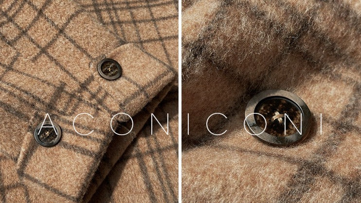 Aconiconi｜Yamano Plaid Winter Coat