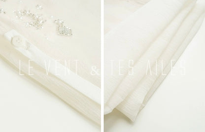 LE VENT & TES AILES | Étoile Blanche Elegant Skirt Set