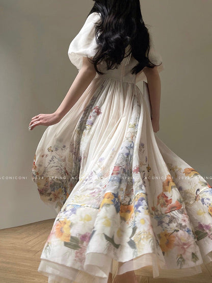 Aconiconi｜Florentia Long Princess Skirt Summer Dress