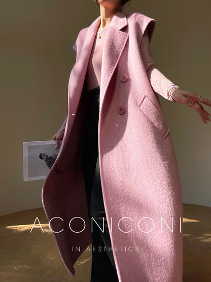 Aconiconi｜Fench long Wool Coat