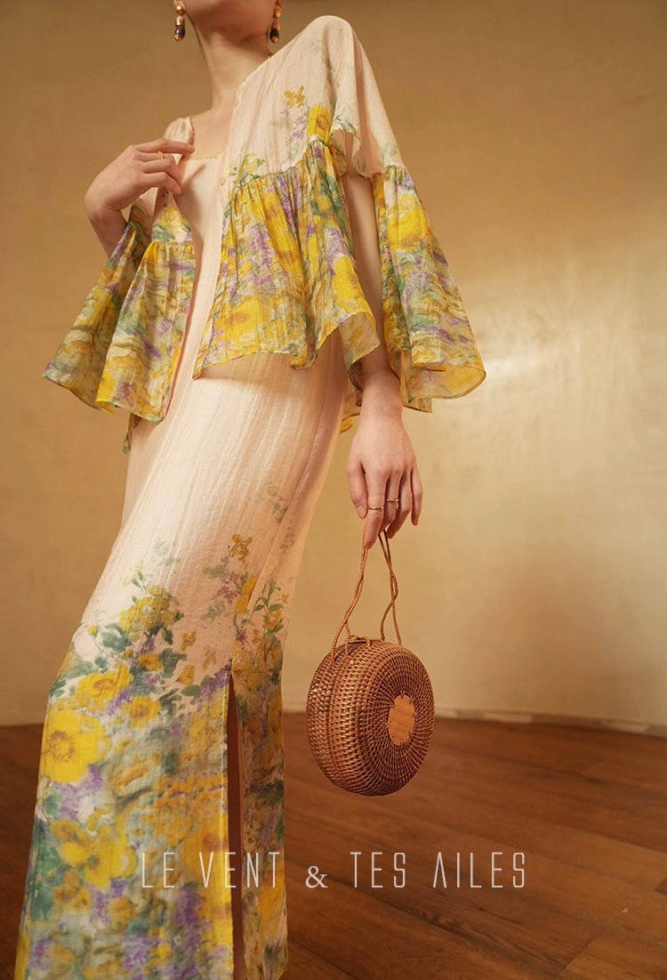 LE VENT & TES AILES | Amber Bloom Dress Set