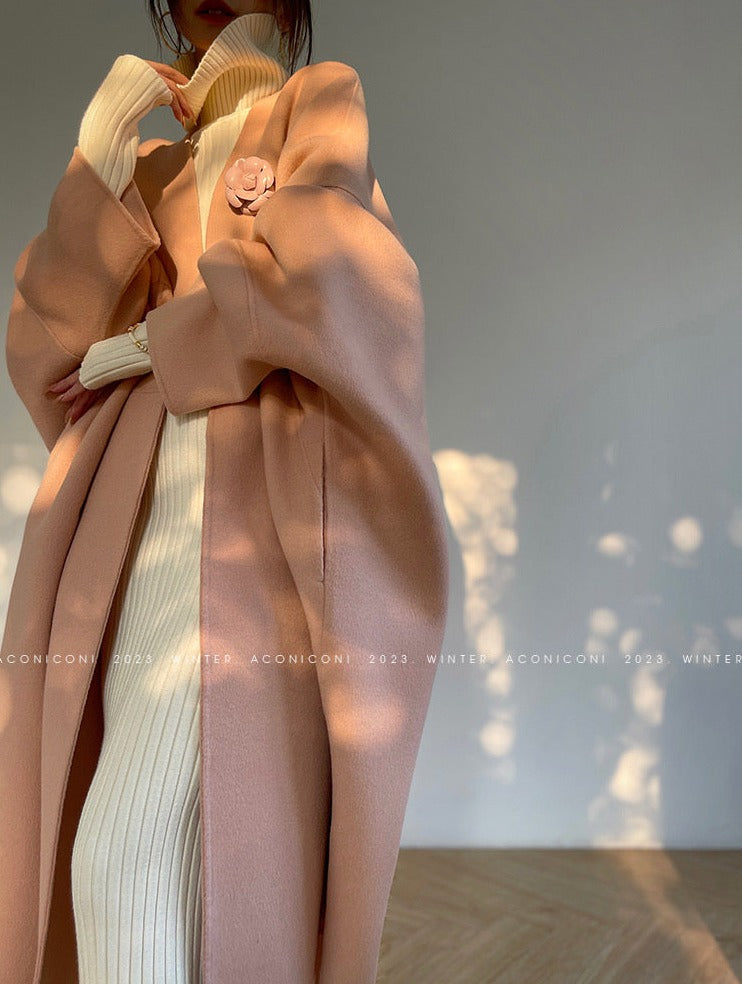 Aconiconi | Soft Lover Double Faced Premium Wool Coat