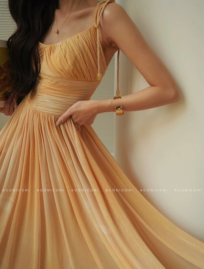 Aconiconi | Saffron Bloom Summer Dress