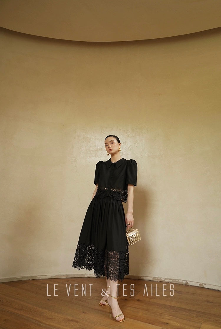 LE VENT & TES AILES | Swan Embrace Skirt Set