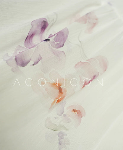 Aconiconi | Lilac Poem Long Flowy Dress