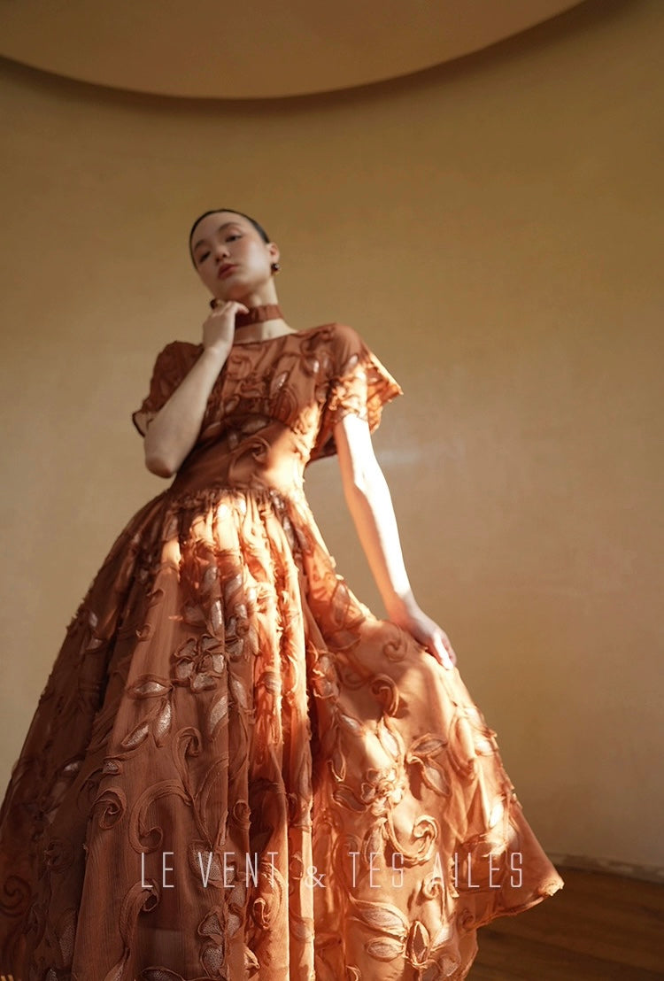 LE VENT & TES AILES | Miel Lumière Evening Dress