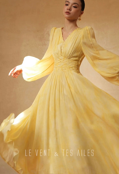 LE VENT & TES AILES | Marigold Muse Long Dress