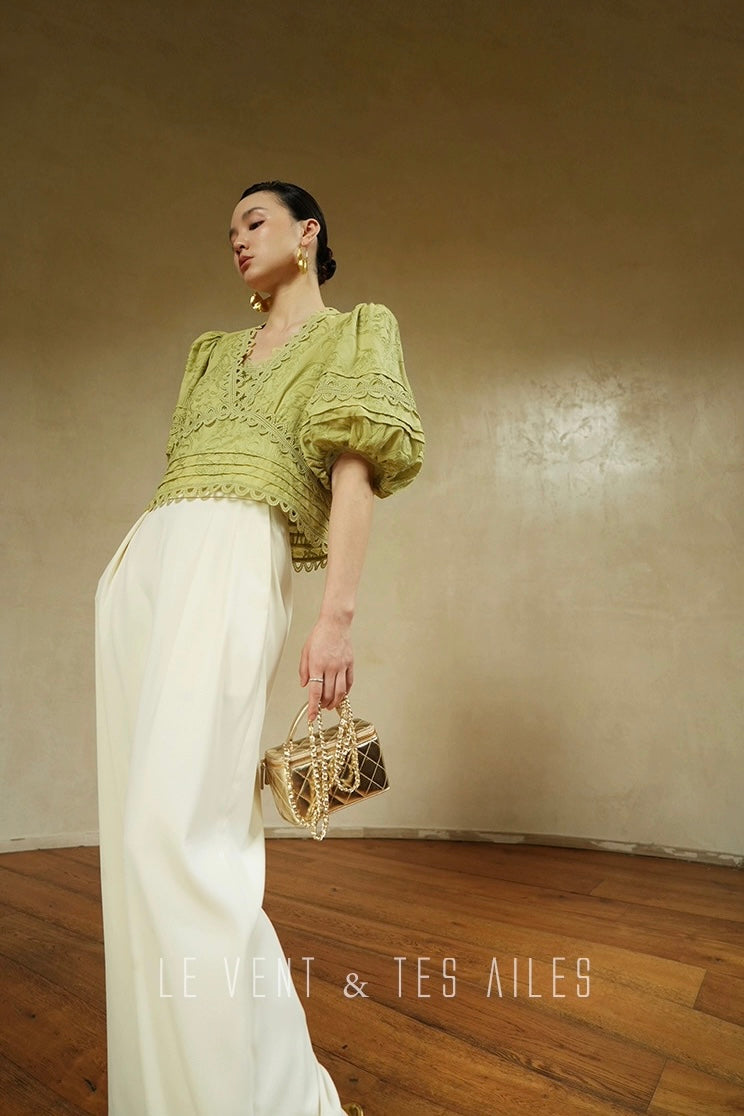 LE VENT & TES AILES | Écriture Fine Skirt Set