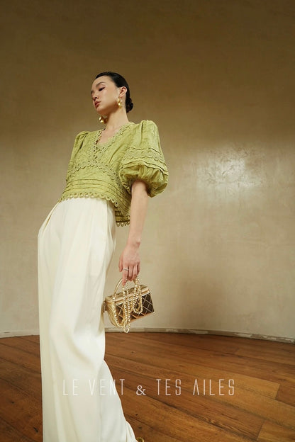 LE VENT & TES AILES | Écriture Fine Skirt Set