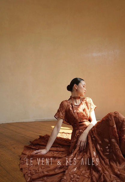 LE VENT & TES AILES | Miel Lumière Evening Dress