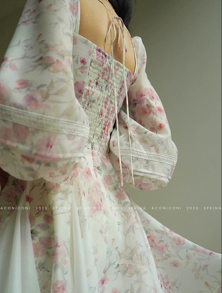 Aconiconi ｜Sweet Amelie Short Dress